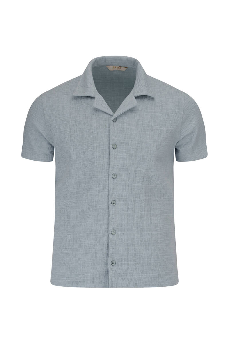 Mavi Regular Fit Apaş Yaka Gömlek