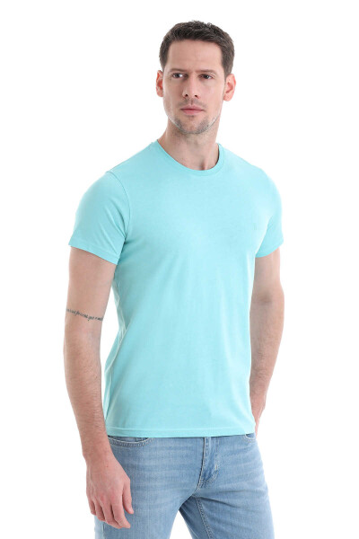 Mavi Regular Fit Bisiklet Yaka 100% Pamuk Tişört 