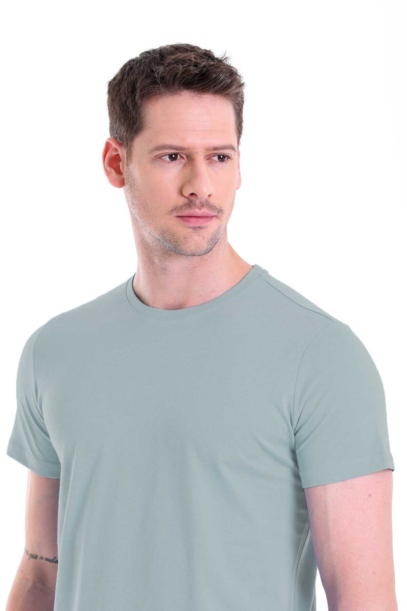 Mavi Regular Fit Bisiklet Yaka 100% Pamuk Tişört - HTML (1)