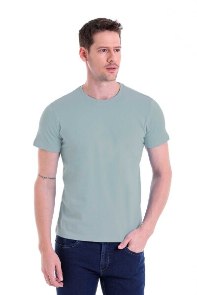 Mavi Regular Fit Bisiklet Yaka 100% Pamuk Tişört - 5