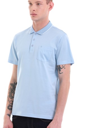 Mavi Regular Fit Cepli Polo Yaka Merserize Pamuk T-shirt - Thumbnail