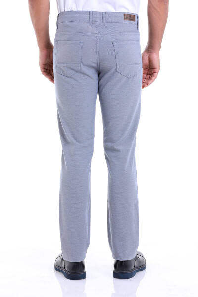 Mavi Regular Fit Desenli Pamuklu 5 Cep Kanvas Pantolon - 5