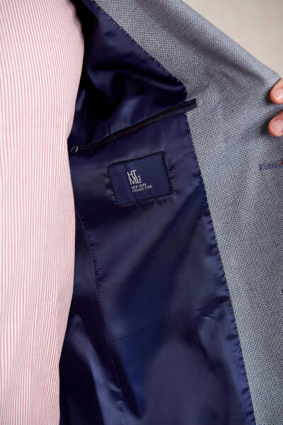 Mavi Slim Fit Mono Yaka Klasik Ceket - 8