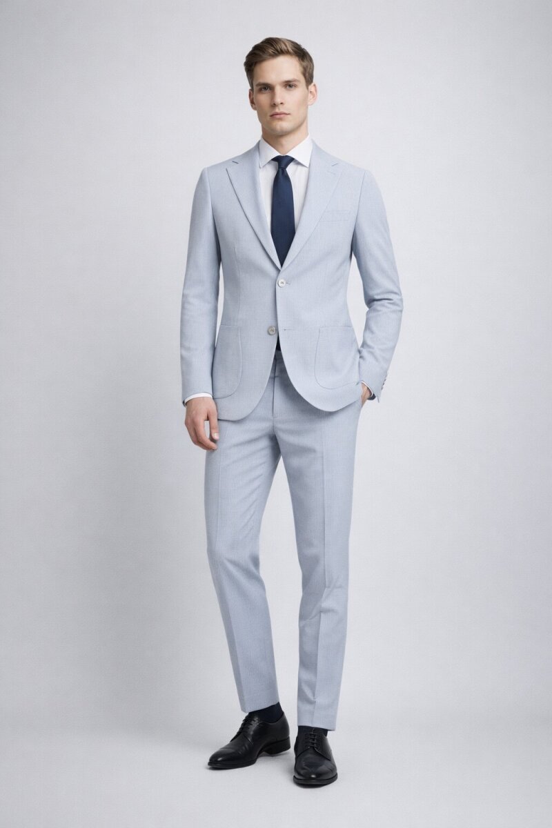 Mavi Slim Fit Mono Yaka Casual Takım Elbise