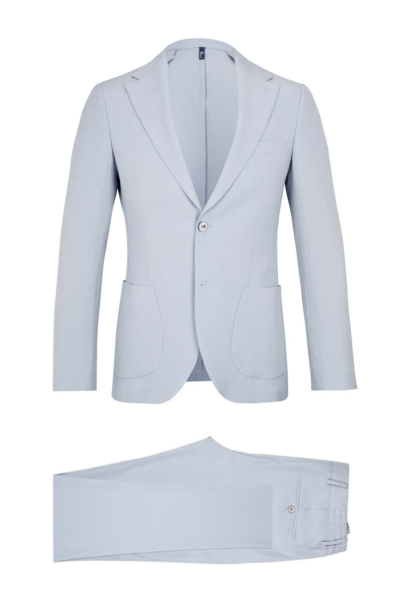 Mavi Slim Fit Mono Yaka Casual Takım Elbise - HTML