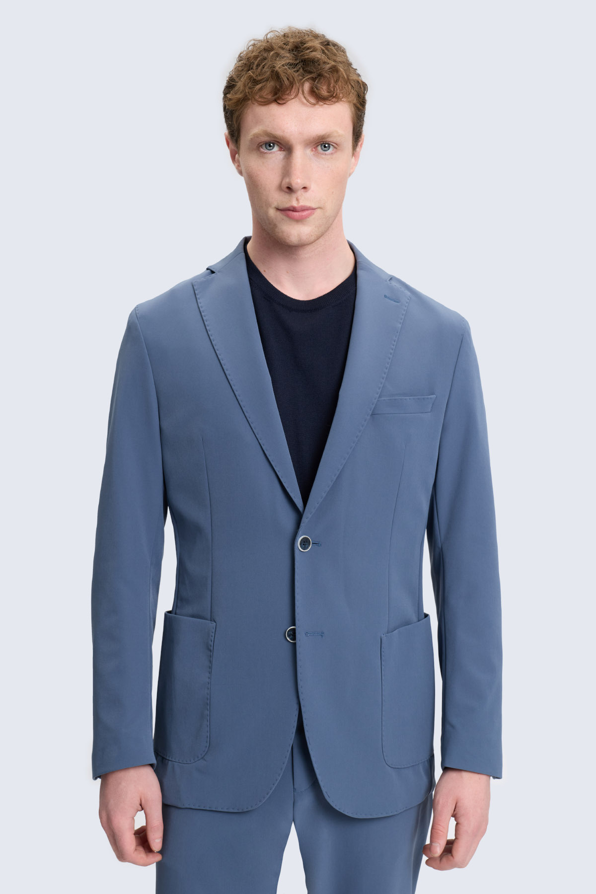 Mavi Slim Fit Mono Yaka Casual Takım Elbise - 2