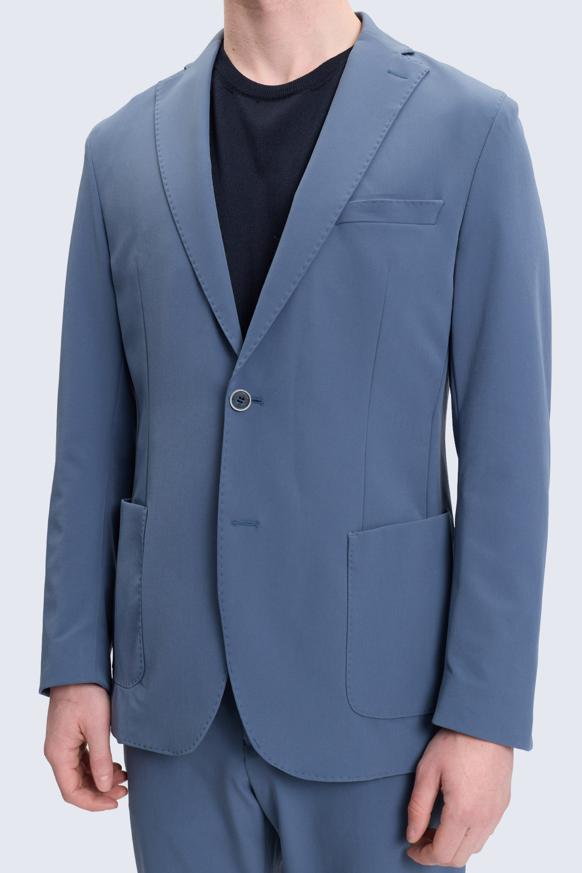 Mavi Slim Fit Mono Yaka Casual Takım Elbise - 3