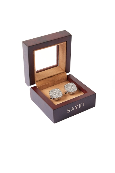 Desenli Kol Düğmesi - 2