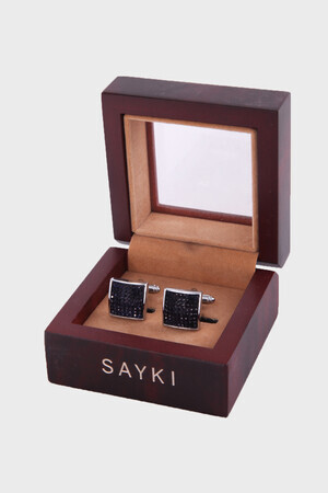 Taşlı Kol Düğmesi - 8