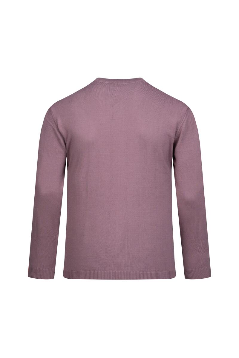 Mor Regular Fit Yarım Balıkçı Yaka Yünlü Kazak - Hatemoğlu (1)