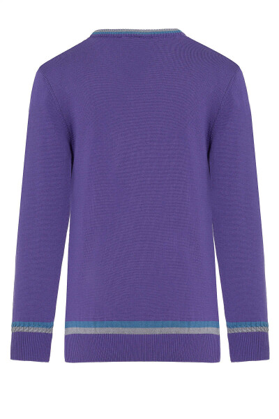 Mor V Yaka Triko Kazak - 9