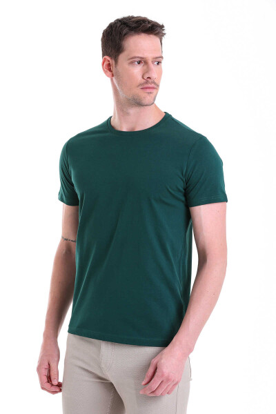 Nefti Regular Fit Baskılı Bisiklet Yaka 100% Pamuk Tişört - 2