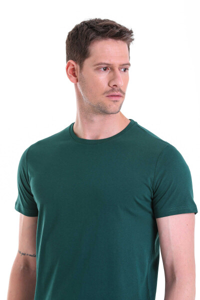 Nefti Regular Fit Baskılı Bisiklet Yaka 100% Pamuk Tişört - 4