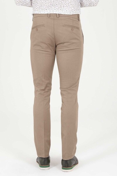 Yeşil Regular Fit Pamuklu Yandan Cep Kanvas Pantolon - 2