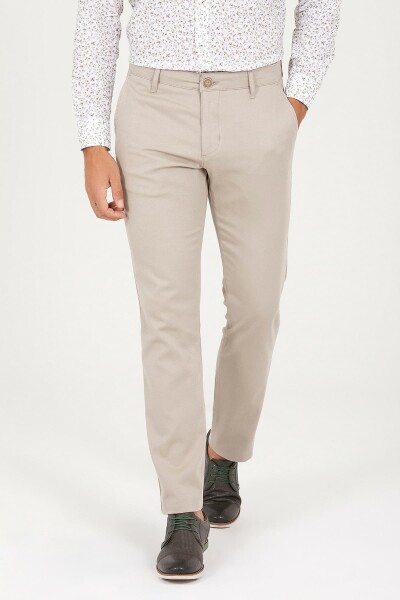 Yeşil Regular Fit Yandan Cep Pantolon - 1