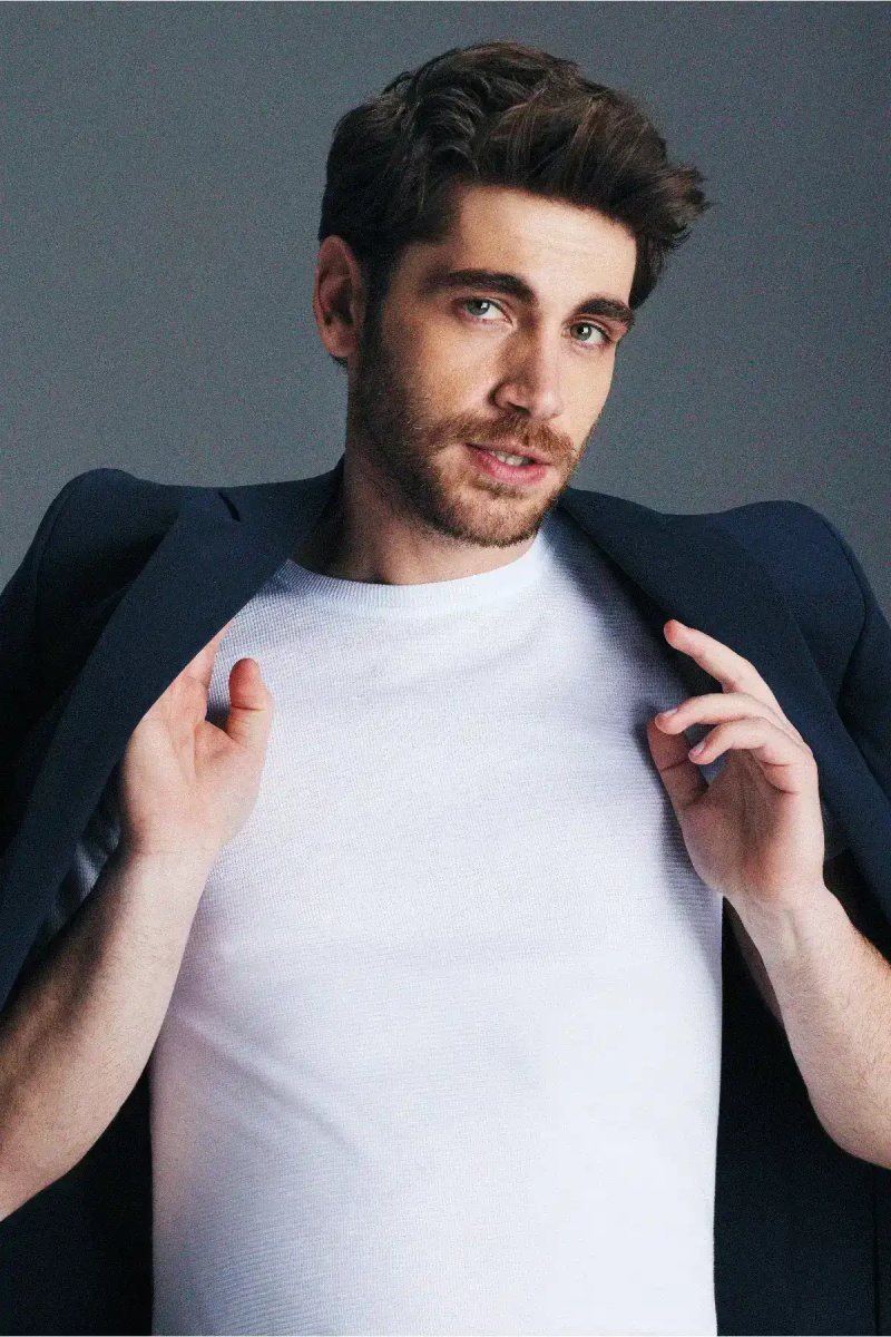 Performans Suit Lacivert Slim Fit Takım Elbise - Hatem Saykı (1)