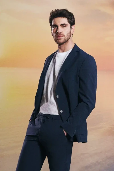 Performans Suit Lacivert Slim Fit Takım Elbise - 10