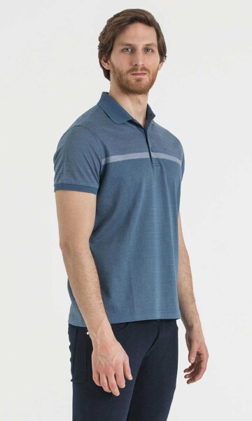 Mavi Jakarlı Regular T-shirt - 4