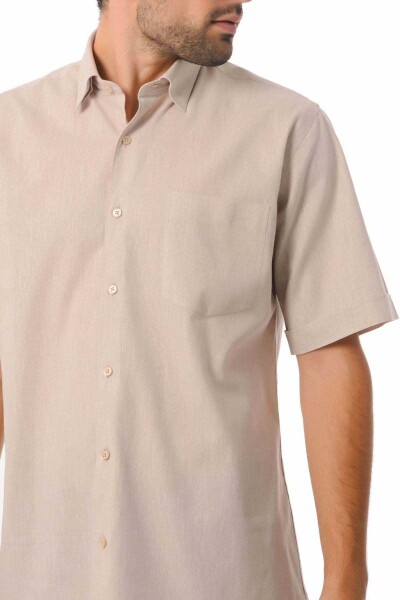 Regular Bej Gömlek - 4