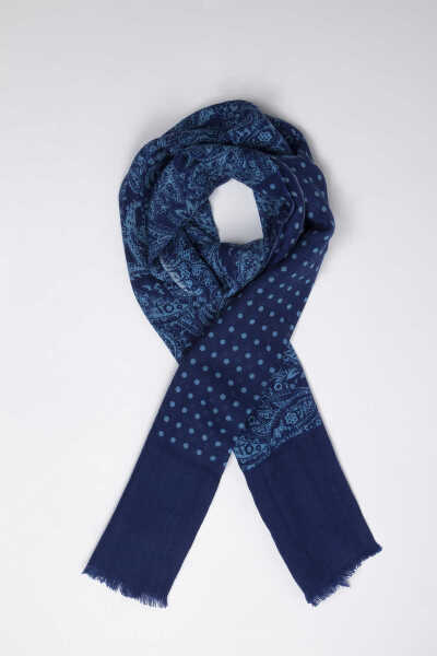 Kahverengi Desenli Kaşkol - 2