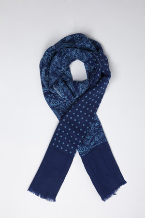 Kahverengi Desenli Kaşkol - 4