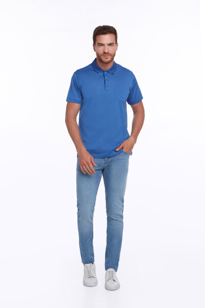 Saks Regular Fit 100% Pamuk Polo Yaka Tişört - 16