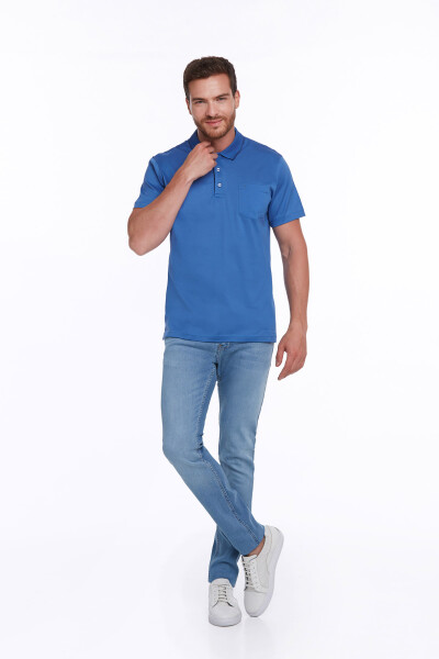 Saks Regular Fit 100% Pamuk Polo Yaka Tişört - 17