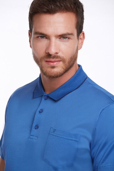 Saks Regular Fit 100% Pamuk Polo Yaka Tişört - 18