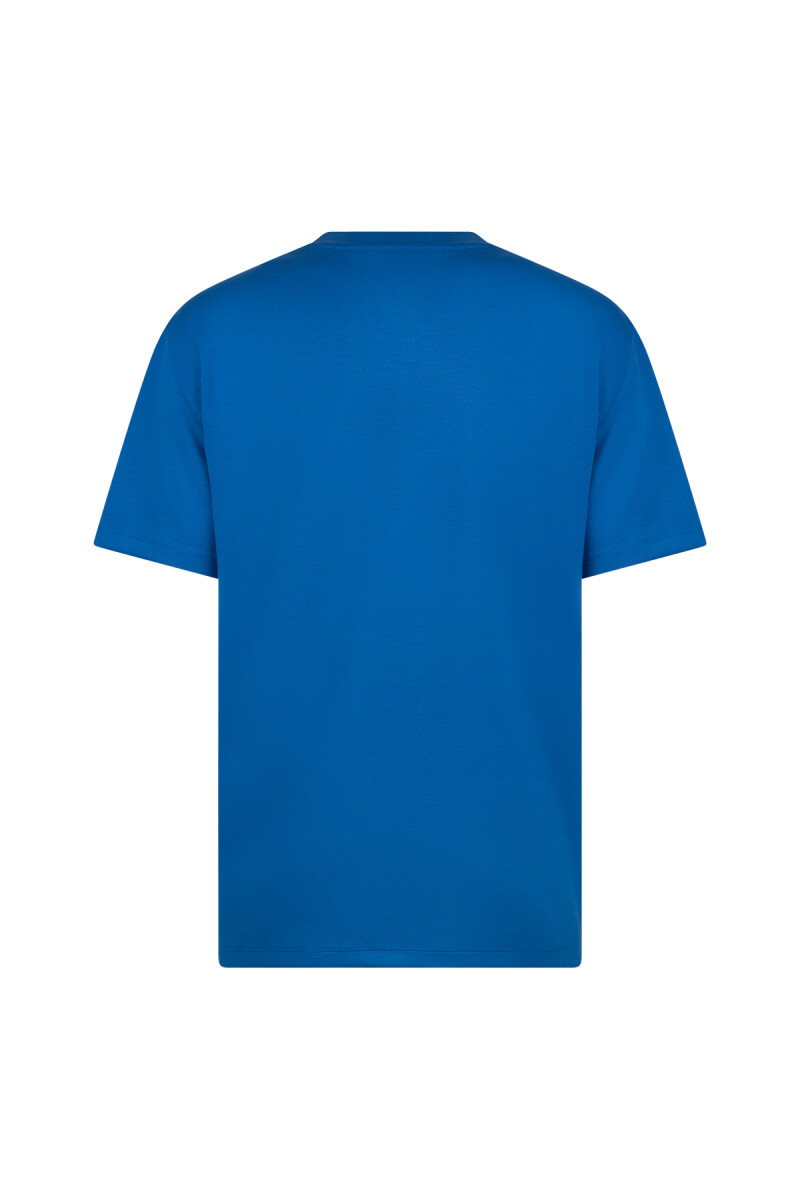 Mavi Regular Fit Bisiklet Yaka Pamuklu Basic Tişört - HTML (1)