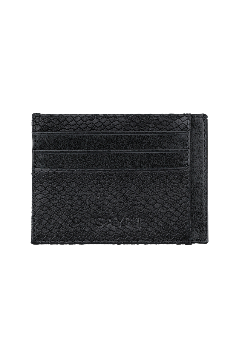 Siyah 100% Deri Cüzdan - Saykı (1)