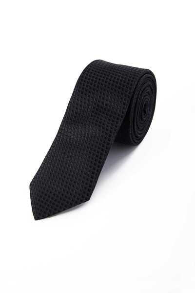 Siyah Desenli Kravat - 1