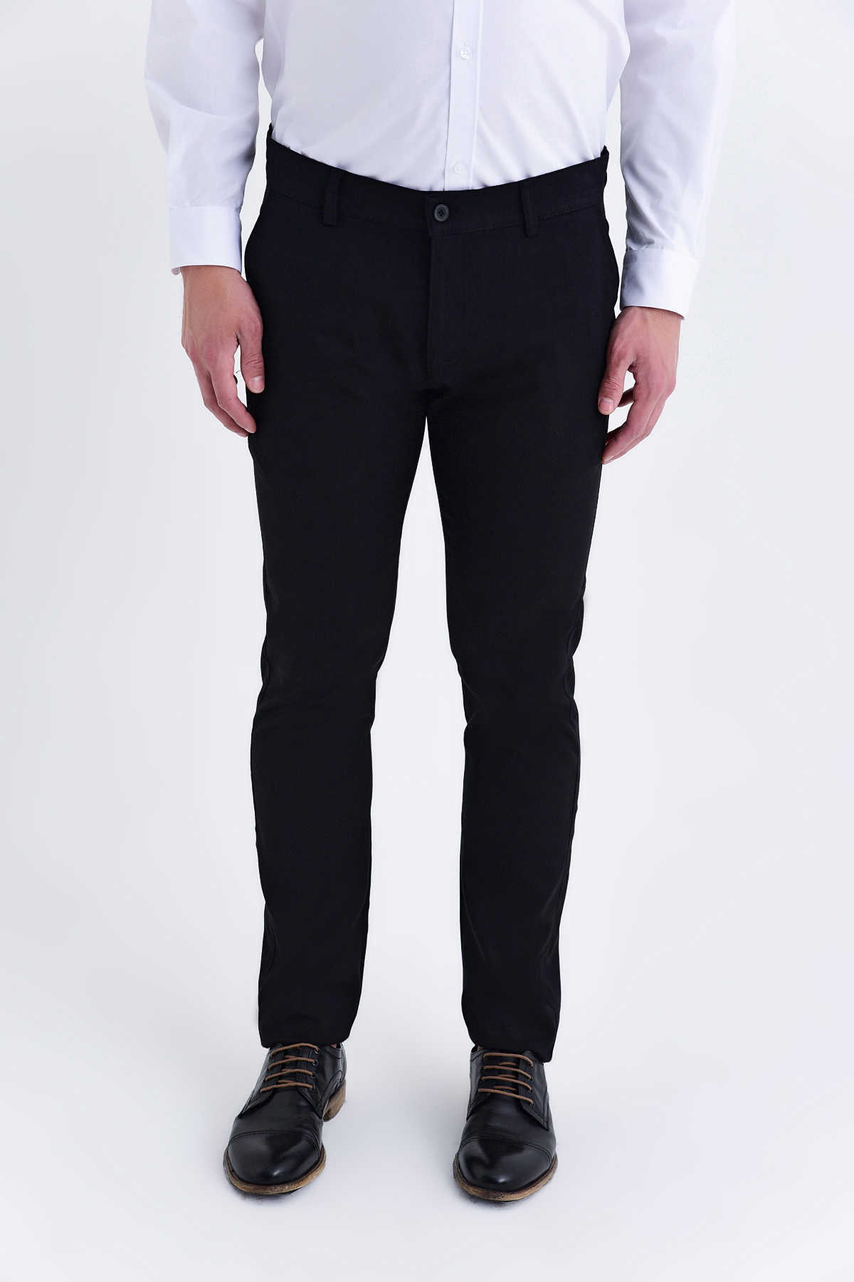 Siyah Slim Fit Spor Pantolon - 1