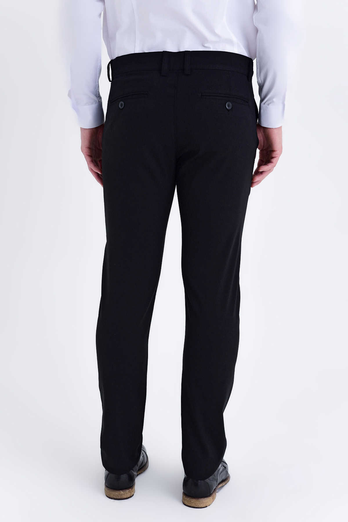 Siyah Slim Fit Spor Pantolon - 4