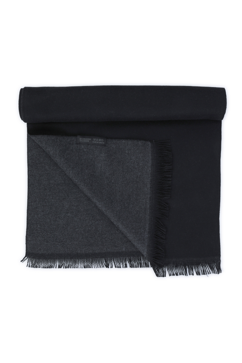 Siyah Çift Taraflı Atkı - Hatemoğlu (1)