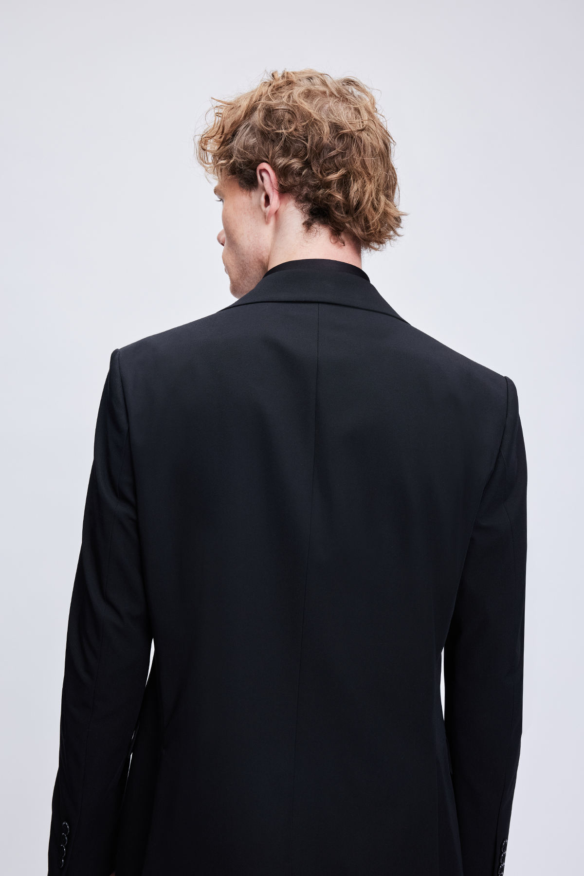 Siyah Comfort Fit Mono Yaka Takım Elbise - 7