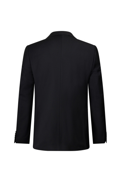 Siyah Comfort Fit Sivri Yaka Klasik Takım Elbise - 4