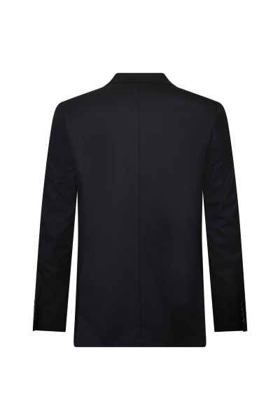 Siyah Comfort Fit Sivri Yaka Klasik Takım Elbise - 5