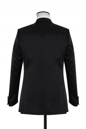 Siyah Cerimonia Slim Fit Takım Elbise - Thumbnail