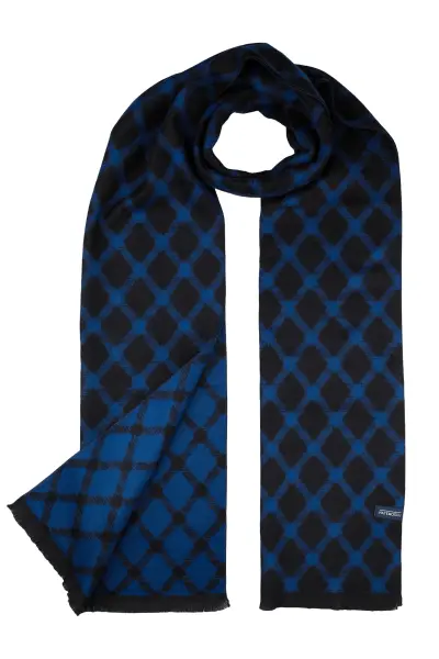 Siyah Desenli Atkı - 2