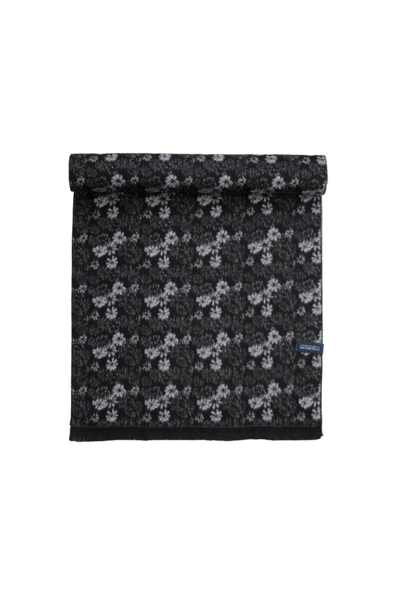 Siyah Desenli Atkı - Hatemoğlu (1)