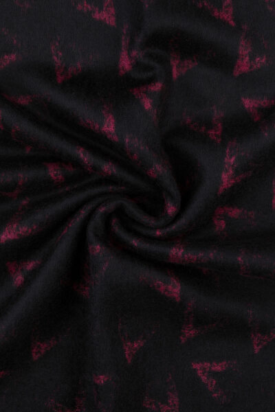 Siyah Desenli Atkı - 3