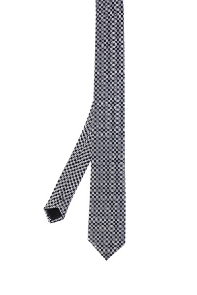 Siyah Desenli Kravat - 2