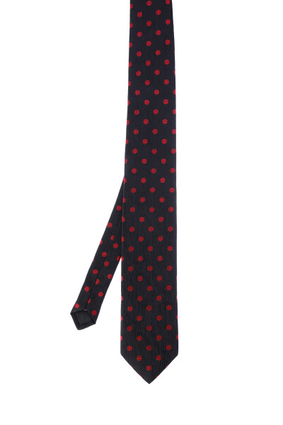 Siyah Desenli Kravat - 2
