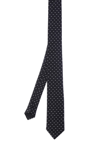 Siyah Desenli Kravat - 2