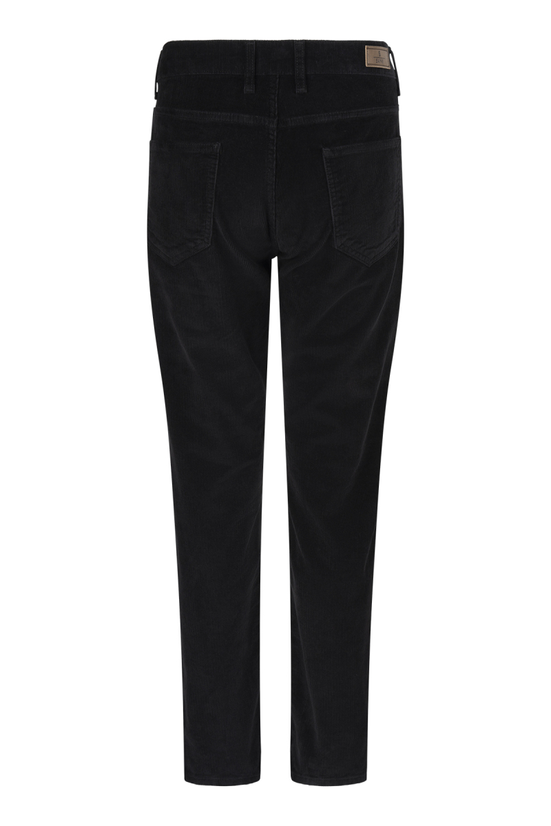 Siyah Dinamik Fit 5 Cep Kadife Pantolon - Hatem Saykı (1)