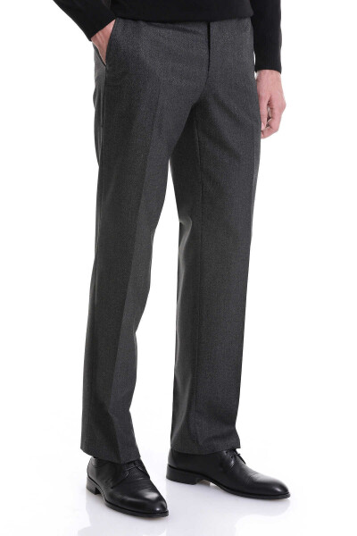 Siyah Dinamik Fit 5 Cep Basic Kanvas Pantolon - 2