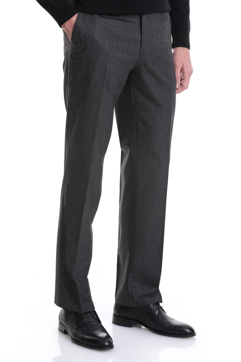 Siyah Dinamik Fit 5 Cep Basic Kanvas Pantolon - Hatem Saykı (1)