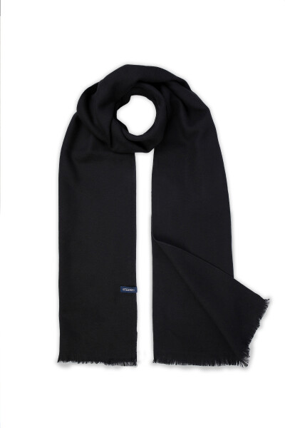 Siyah Çift Taraflı Atkı - 2