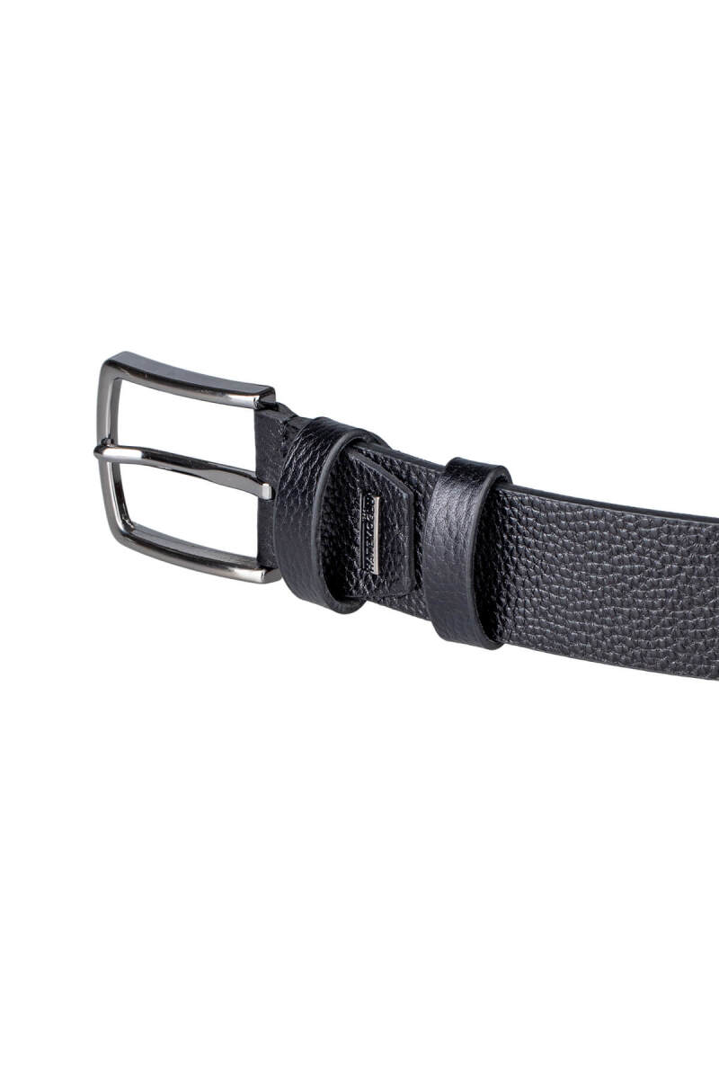 Siyah Erkek 100% Hakiki Deri Spor Kemer - Hatemoğlu (1)