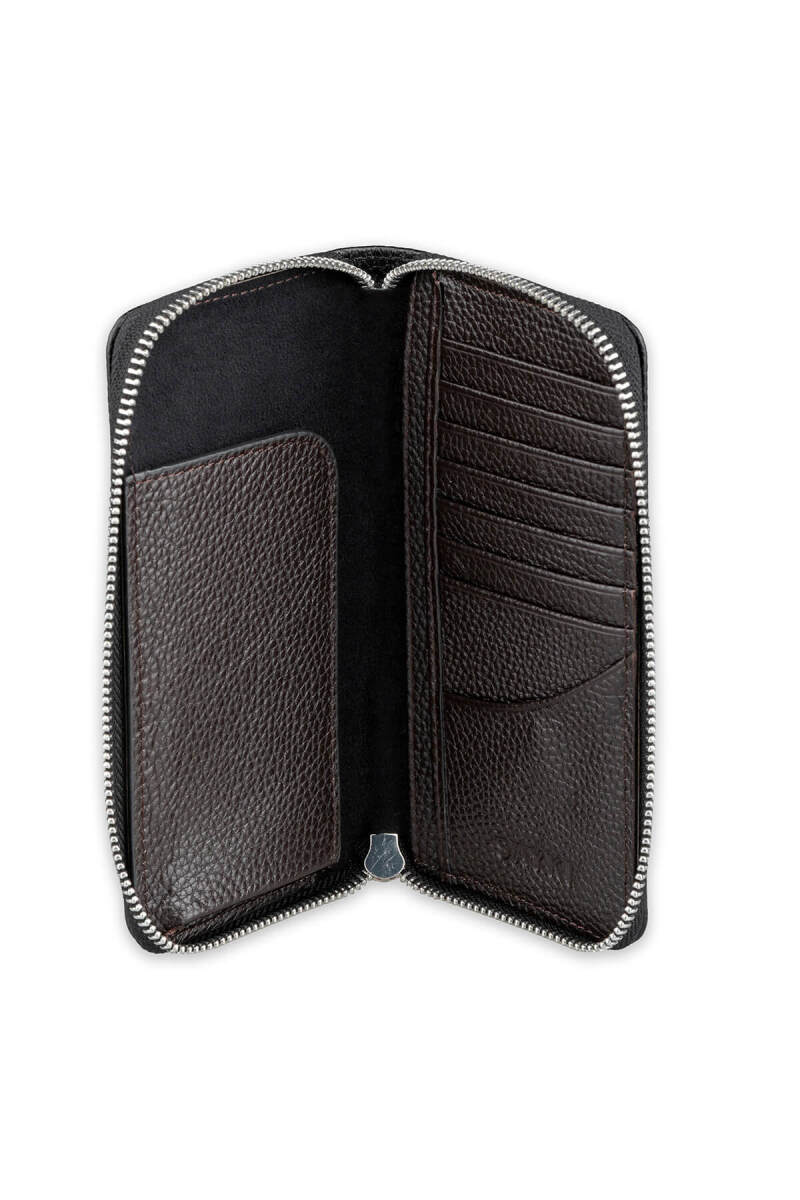 Siyah Floter 100% Hakiki Deri Cüzdan - Saykı (1)